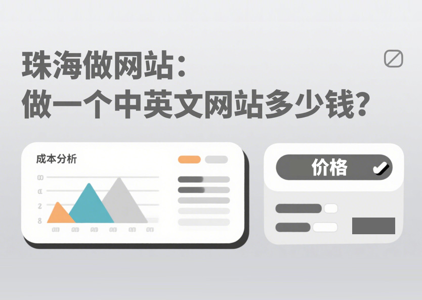 珠海做网站：做一个中英文网站多少钱？