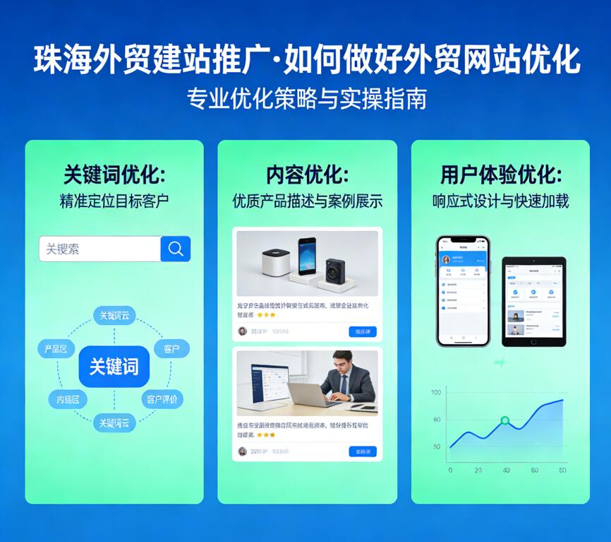 珠海外贸建站推广,珠海外贸网站优化