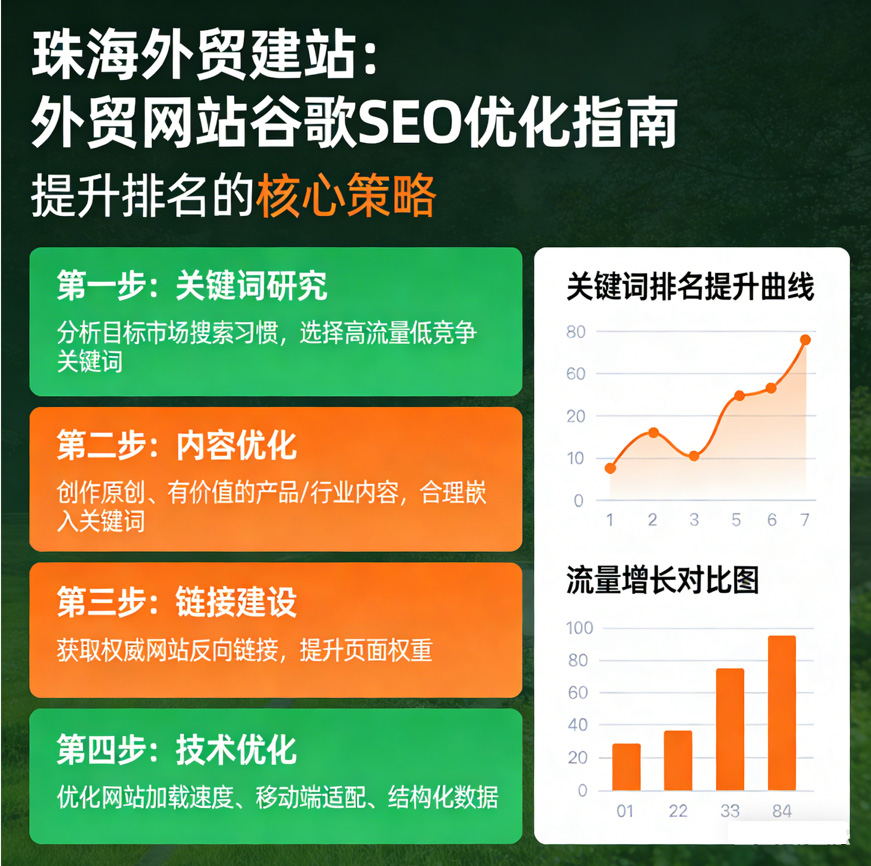 珠海外贸建站：外贸网站如何做好谷歌SEO优化？